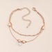 Jewelry WholesaleWholesale beach style foot chain with diamond claw Anklets JDC-AS-e262 Anklet 奈珠 %variant_option1% %variant_option2% %variant_option3%  Factory Price JoyasDeChina Joyas De China