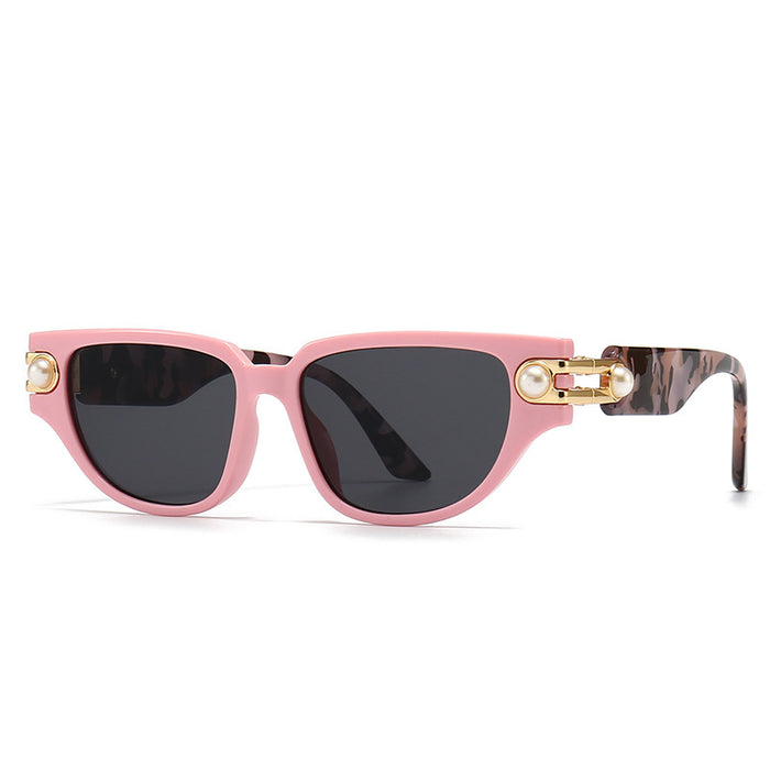 Wholesale Sunglasses PC Round Frame Metal Color Paint JDC-SG-BoY004