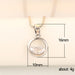 Jewelry WholesaleWholesale semicircular clear spring necklace JDC-NE-Caos012 Necklaces 曹适 %variant_option1% %variant_option2% %variant_option3%  Factory Price JoyasDeChina Joyas De China