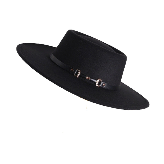 Wholesale Hat Woolen British Style Retro Jazz Hat JDC-FH-XRong007