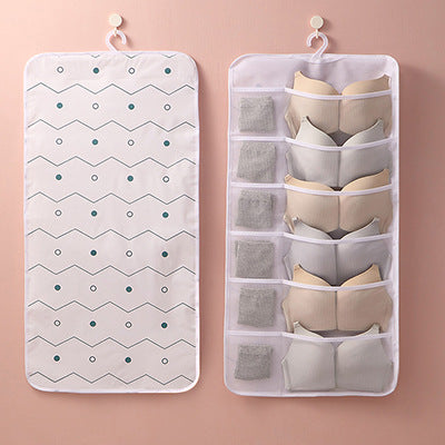 Wholesale PEVA Non Woven Hanging Fabric Storage Bag MOQ≥2 JDC-SB-Jiuf001