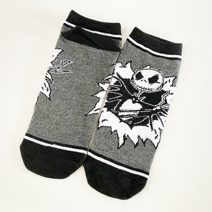 Wholesale cartoon Halloween couple ship socks JDC-SK-YiYan005