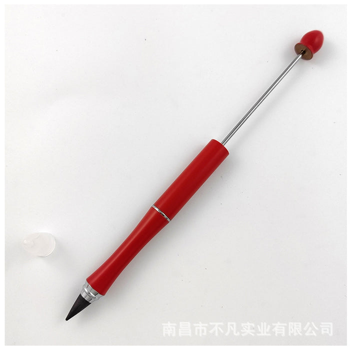 Wholesale Beadable Pens DIY Metal  Pencil With Eraser JDC-PC-BF004