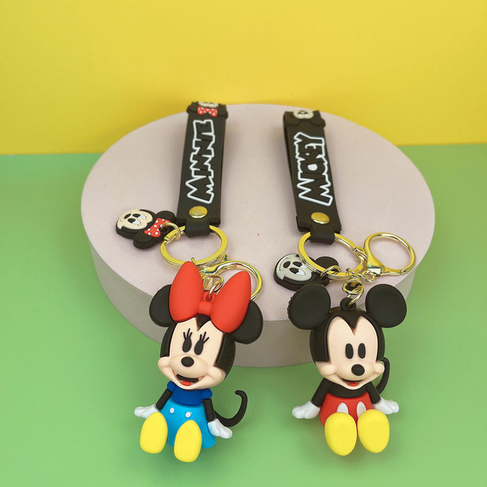 Wholesale key chain small pendant pvc wholesale doll bag key ring JDC-KC-JCai003