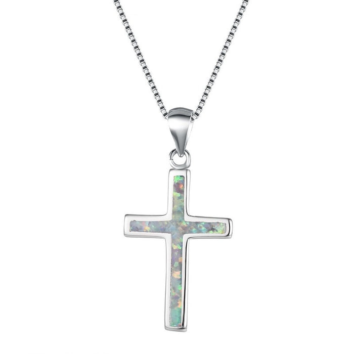 Wholesale New Cross Pendant Ladies Necklace JDC-NE-XunO004