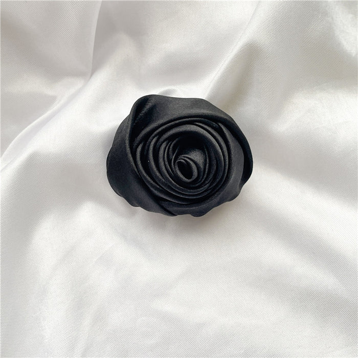 Wholesale Grip Satin Fabric Rose Retractable Folding Airbag Holder JDC-PS-KaiXin004