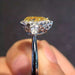 Jewelry WholesaleWholesale Yellow Zircon Copper Ring MOQ≥2 JDC-RS-CaoS034 Rings 曹适 %variant_option1% %variant_option2% %variant_option3%  Factory Price JoyasDeChina Joyas De China