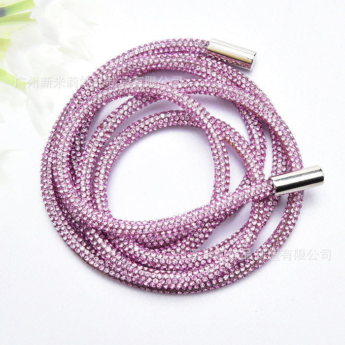 Wholesale Full Diamond Glass Rhinestone Clothing Accessories Rhinestone Strings for Hoodies JDC-CSA-XMLi001