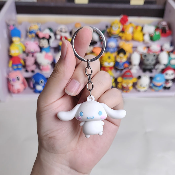 Wholesale Cartoon Series Keychain Cute Doll Bag Hair Ball Pendant (S) JDC-KC-YanA001