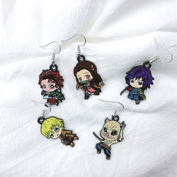 Wholesale Earrings Alloy Anime MOQ≥2 JDC-ES-FuSu014