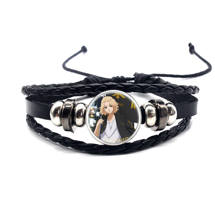 Jewelry WholesaleWholesale cowhide cartoon adjustable bracelet bracelet MOQ≥2 (M) JDC-BT-YanY010 Bracelet 炎源 %variant_option1% %variant_option2% %variant_option3%  Factory Price JoyasDeChina Joyas De China