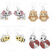 Jewelry WholesaleWholesale Ladybug Baby Elephant Two Tone Owl Bee Necklace Earring Set JDC-NE-ZiB005 Necklaces 资比 %variant_option1% %variant_option2% %variant_option3%  Factory Price JoyasDeChina Joyas De China