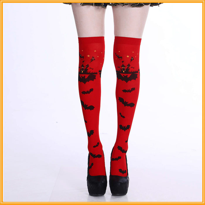 Wholesale Socks Cloth Halloween Skeleton Gloves Skull Skeleton Paws Bleeding MOQ≥2 JDC-SK-hengz003