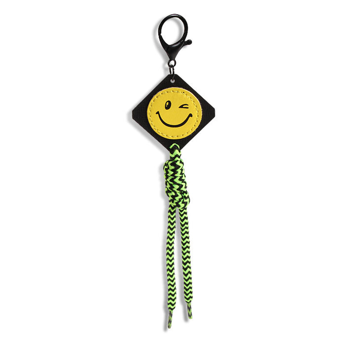 Wholesale Keychain Metal Smiley Lanyard MOQ≥2 JDC-KC-XiangH013