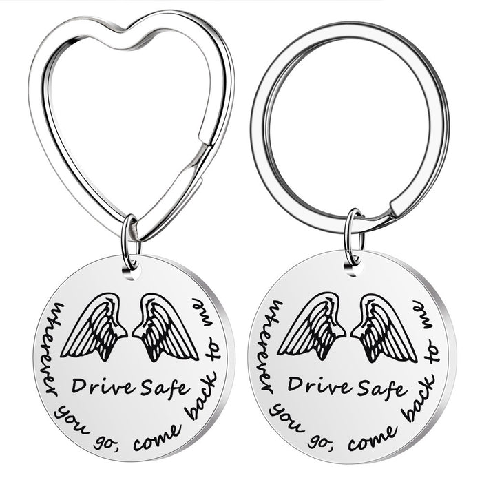 Wholesale Stainless Steel Jewelry Keychain JDC-KC-ShangQ013