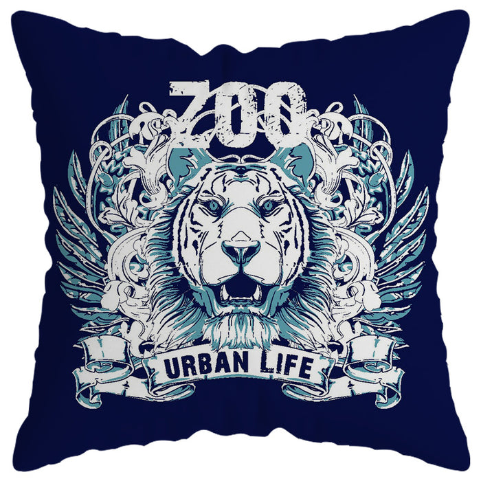 Wholesale Pillowcase Linen Single Sided Print Without Pillow MOQ≥2 JDC-PW-Jianjie001