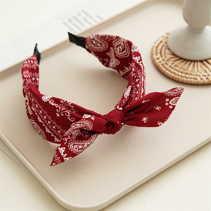 Wholesale Headband Fabric Bow JDC-HD-ST001