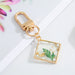 Jewelry WholesaleWholesale Daisy Resin Dried Flowers Keychain MOQ≥3 JDC-KC-Juej002 Keychains 觉际 %variant_option1% %variant_option2% %variant_option3%  Factory Price JoyasDeChina Joyas De China