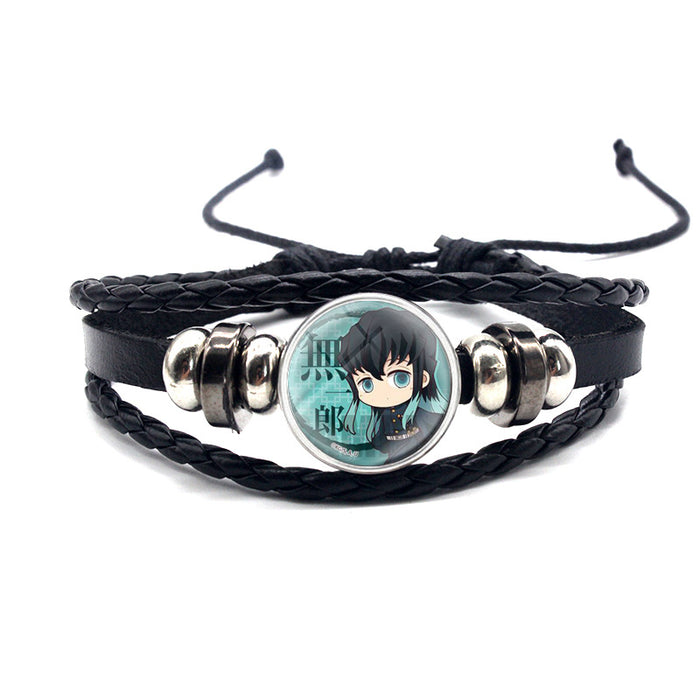 Wholesale cowhide cartoon adjustable bracelet bracelet MOQ≥2 (M) JDC-BT-YanY008