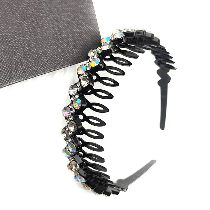 Wholesale Headband Rhinestone Resin MOQ≥10 JDC-HD-TaoQ001