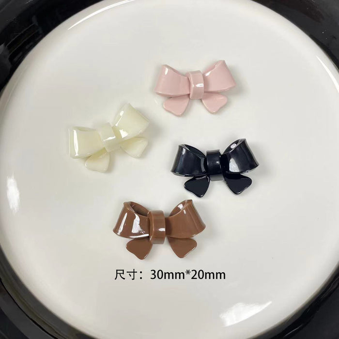 Wholesale Bow Acetate Hair Accessories DIY Material JDC-DIY-WanQ001