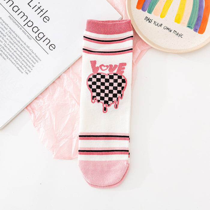 Wholesale Socks Cotton Pink Cute Bear Socks JDC-SK-JTing006