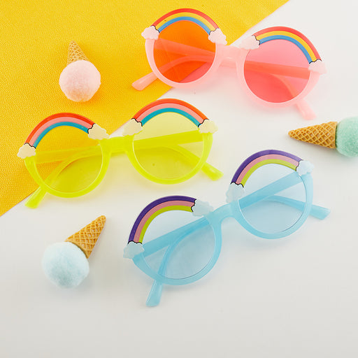 Jewelry WholesaleWholesale children's rainbow glasses JDC-SG-RunJ004 Sunglasses 润璟 %variant_option1% %variant_option2% %variant_option3%  Factory Price JoyasDeChina Joyas De China