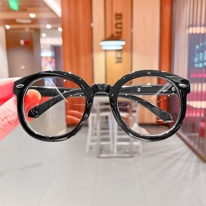 Jewelry WholesaleWholesale children's round frame skeleton sunglasses JDC-SG-HengX008 Sunglasses 恒曦 %variant_option1% %variant_option2% %variant_option3%  Factory Price JoyasDeChina Joyas De China