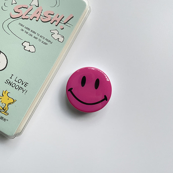 Wholesale Grips Cartoon Smiley Airbag Holder Mobile Phone Holder JDC-PS-Chwei007