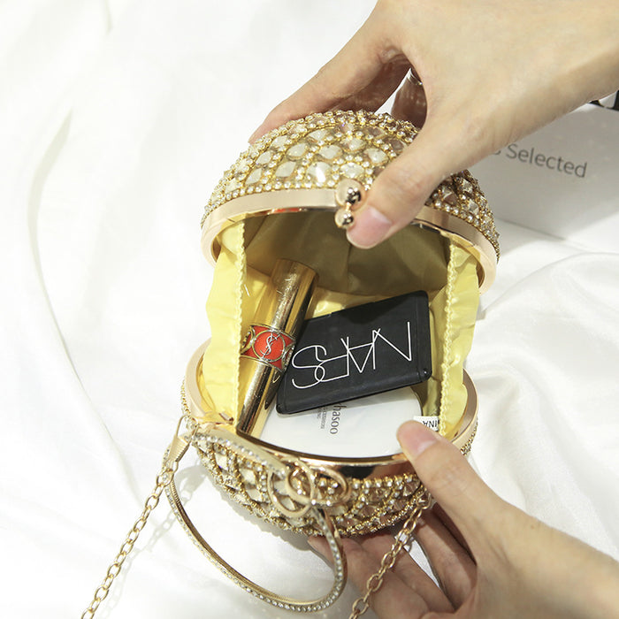 Wholesale Diamond Tassel Bag Shiny Diamond Portable Ladies Evening Bag JDC-HB-WangC006