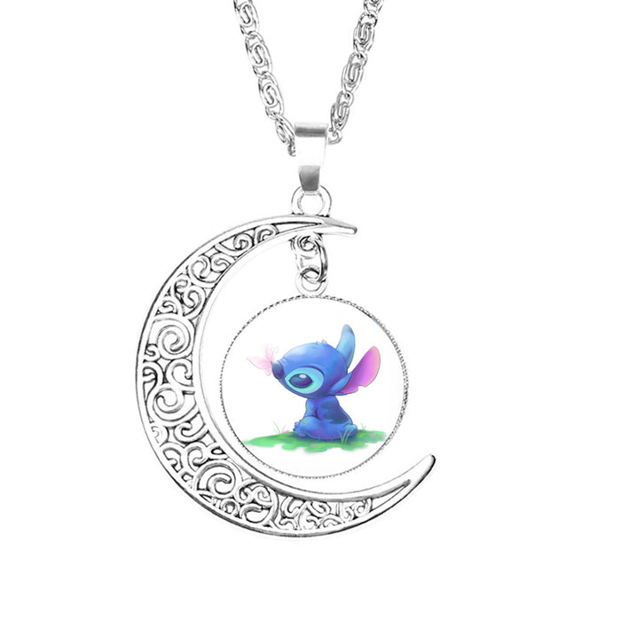 Wholesale animated movie cartoon character necklace JDC-NE-NingX002