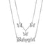 Jewelry WholesaleWholesale personalized simple multi-layer Butterfly Necklace JDC-NE-YiD001 necklaces 宜达 %variant_option1% %variant_option2% %variant_option3%  Factory Price JoyasDeChina Joyas De China