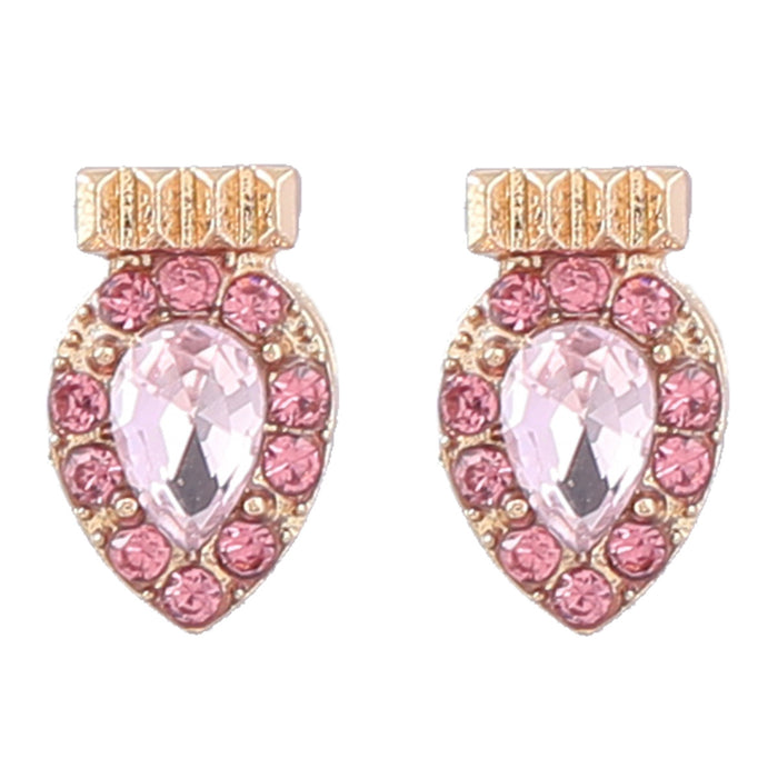 Wholesale Earrings Alloy Diamonds Drop Shape JDC-ES-JL1051