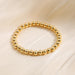 Jewelry WholesaleWholesale electrophoretic gold bead metal elastic Bracelet JDC-BT-F913 Bracelet 韩之尚 %variant_option1% %variant_option2% %variant_option3%  Factory Price JoyasDeChina Joyas De China