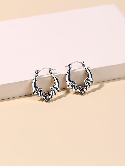 Wholesale Bat exaggerated alloy earrings JDC-ES-JuG001