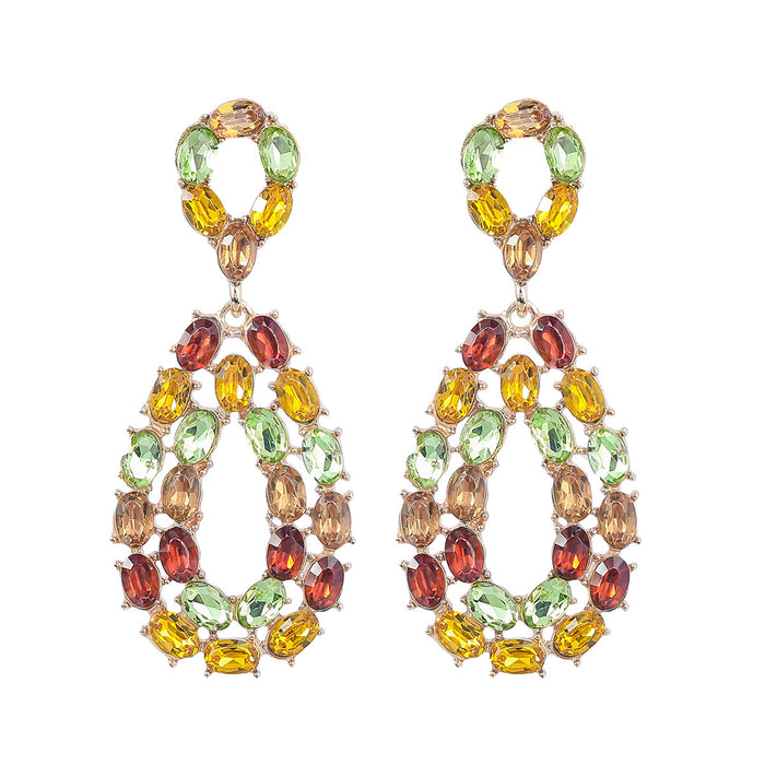 Jewelry WholesaleWholesale Rhinestone Alloy Earrings JDC-ES-JL945 Earrings 氿乐 %variant_option1% %variant_option2% %variant_option3%  Factory Price JoyasDeChina Joyas De China