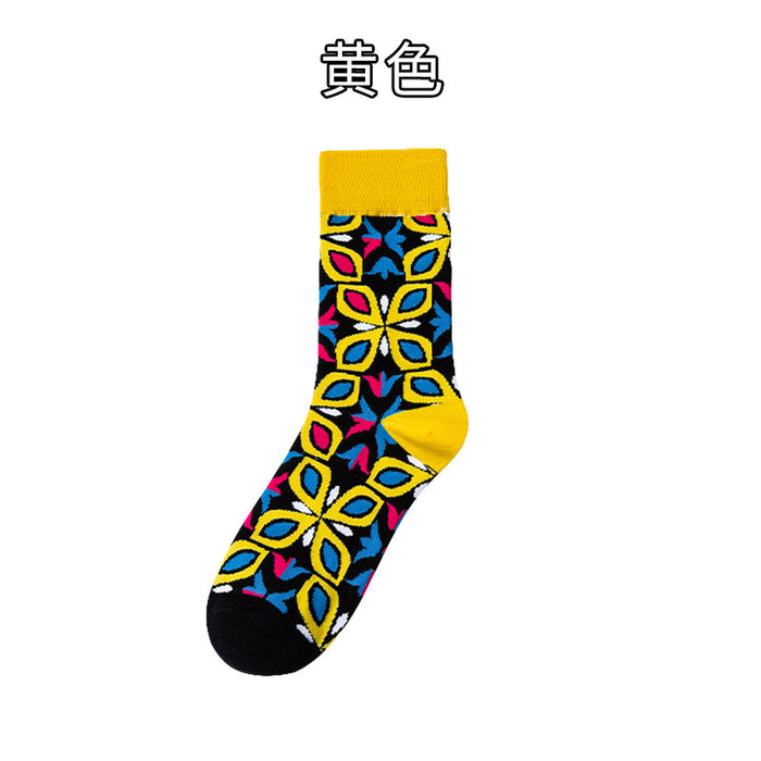 Wholesale socks summer pure cotton socks color MOQ≥2 JDC-SK-LinX002