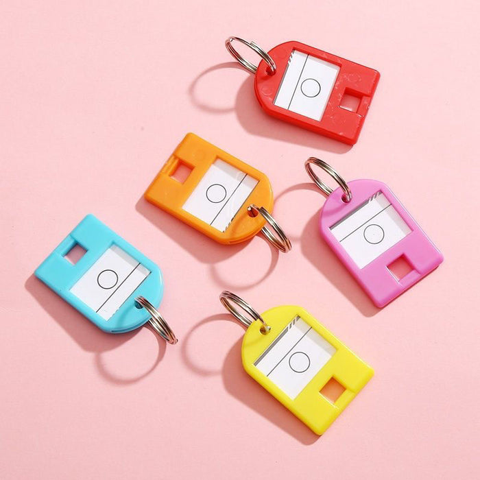 Wholesale name tag pendant key plastic number can be marked hanging JDC-KC-XMei001