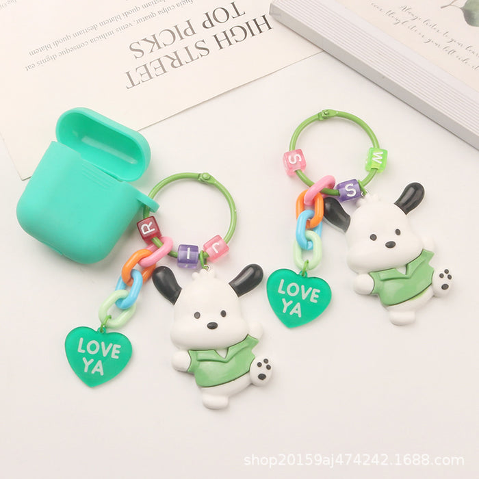 Wholesale Keychains Acrylic Cute Cartoon Puppy MOQ≥2 JDC-KC-YiHan039