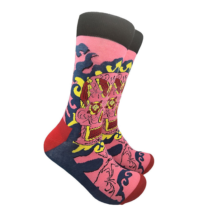 Wholesale Sock Cotton Cartoon Pattern Anime Sweat Absorb (M) MOQ≥3 JDC-SK-SuY003