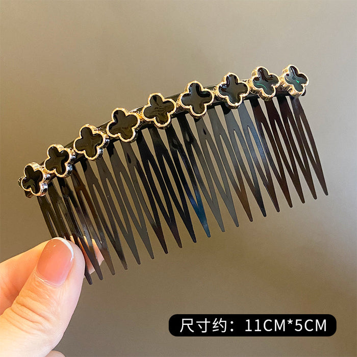 Wholesale pearl hair comb insert comb broken hair finishing artifact hair clip back head clip JDC-HC-tengZ003