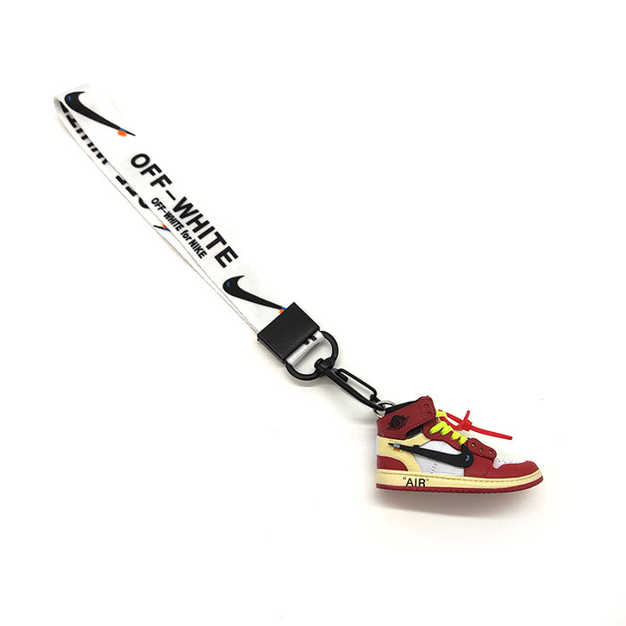 Wholesale Vinyl Sneakers Lanyard Keychain (F) JDC-KC-YTai006