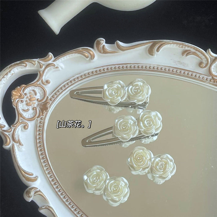 Wholesale hairpin alloy camellia JDC-HC-XingZ012