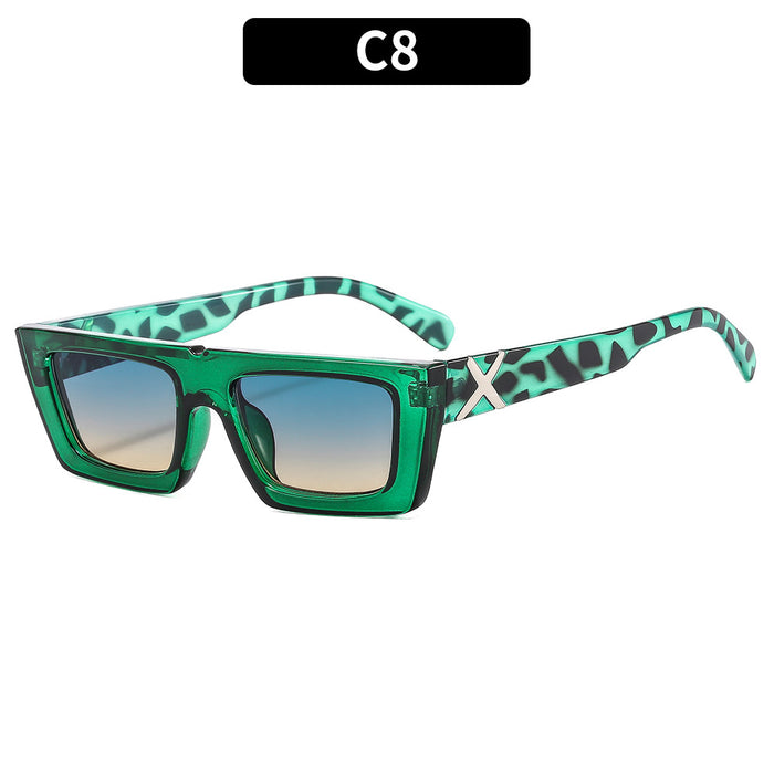 Wholesale Sunglasses PC Small Frame Square Temple X JDC-SG-XiA049