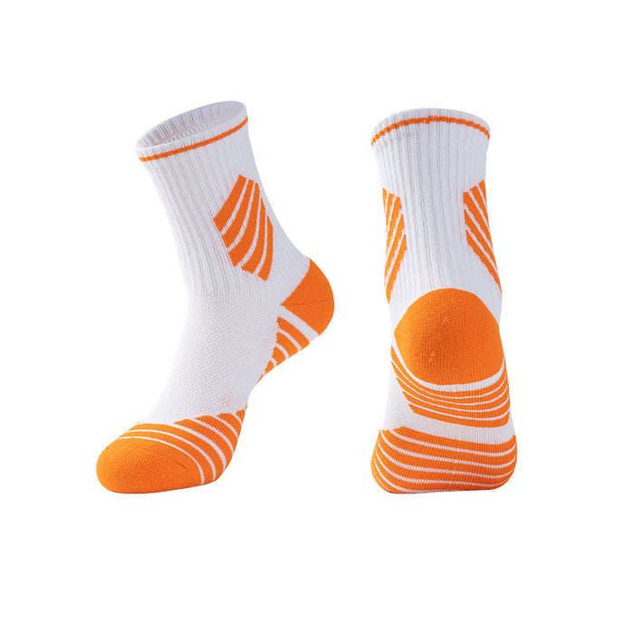 Wholesale basketball socks thickened towel bottom running cycling trend socks JDC-SK-TengYu003