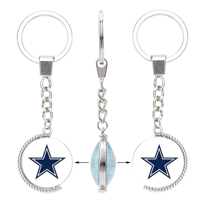 Wholesale NFL Team Football Alloy Keychain MOQ≥5 JDC-KC-MiaoY010