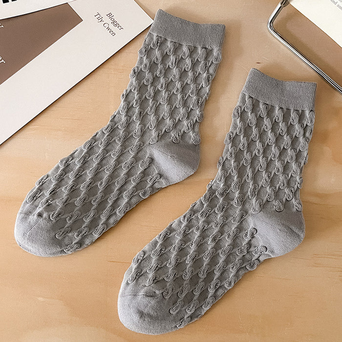 Wholesale Sock Cotton Sweat Absorbing Socks Bubble Socks MOQ≥2 JDC-SK-CYu022