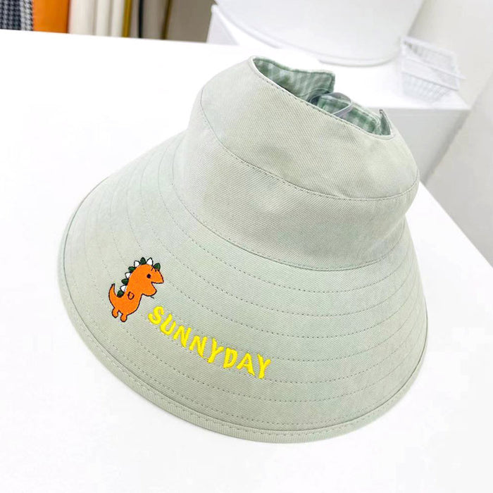 Jewelry WholesaleWholesale Kids Cotton Empty Top Hat Visor Hat JDC-FH-ShuaiR004 Fashionhat 帅睿 %variant_option1% %variant_option2% %variant_option3%  Factory Price JoyasDeChina Joyas De China