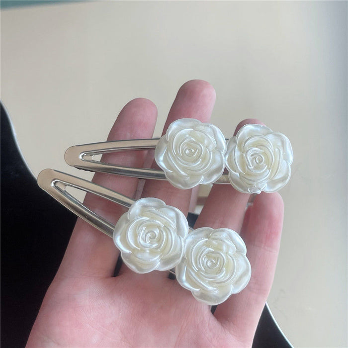 Wholesale hairpin alloy camellia JDC-HC-XingZ012