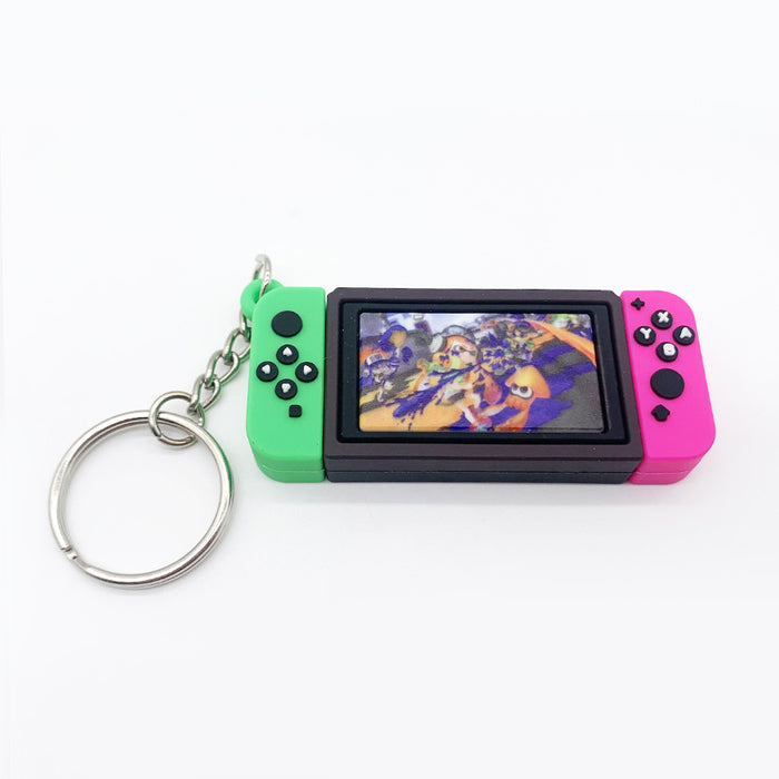 Wholesale Cartoon Silicone Game Machine Keychain MOQ≥2 JDC-KC-HAn001